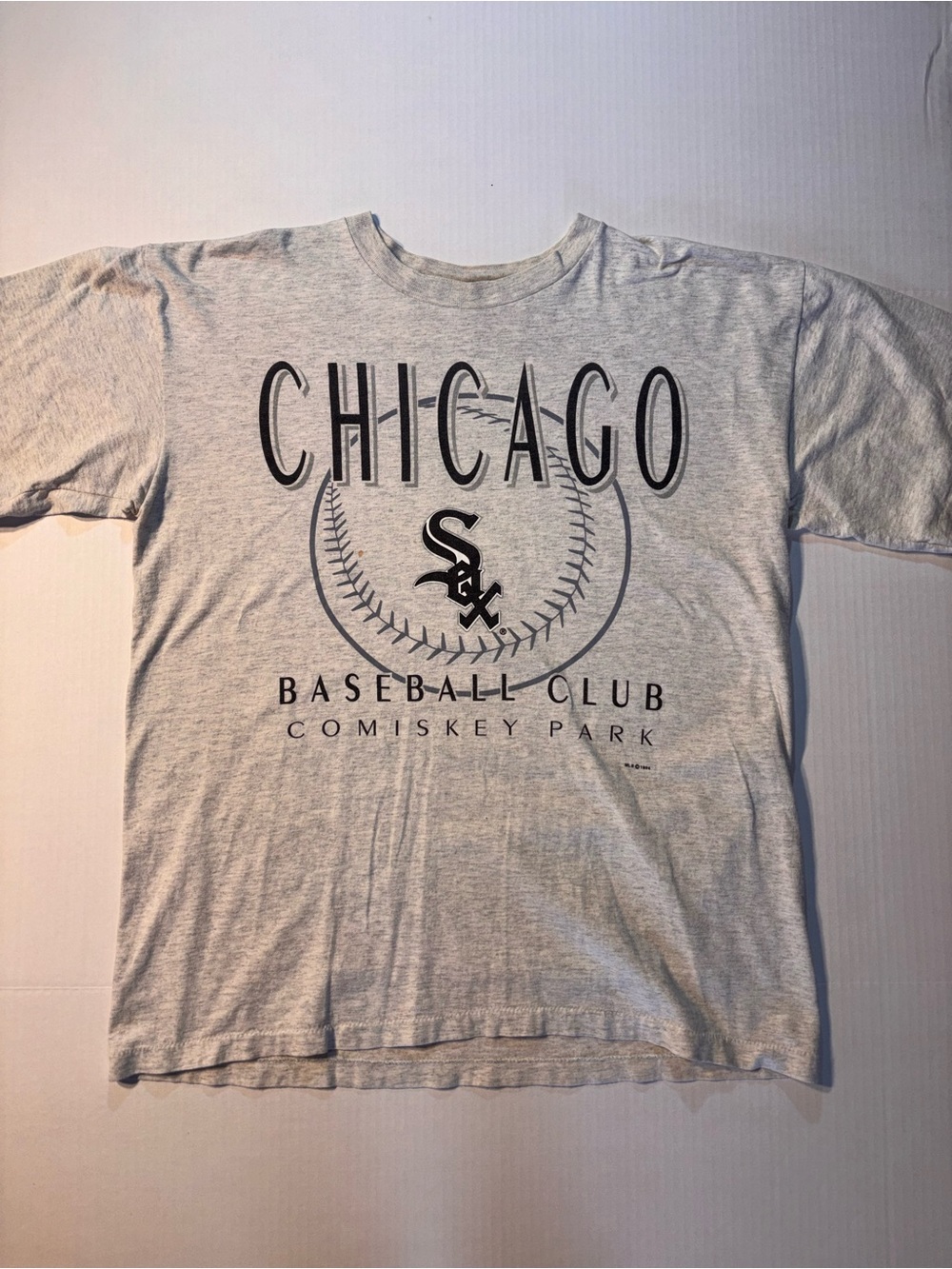 Vtg Salem Sportswear MLB Chicago White Sox Comiskey Park 90βs USA T-shirt Sz XL